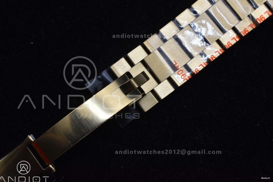 A2836 Steel Edition Dial Black (Gain QF 725 V4 Weight) TechFriendly Best President 904L Bracelet 40 YG Green on DayDate 0710